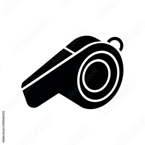 Whistle Minimal Design Logo Vector Illustration