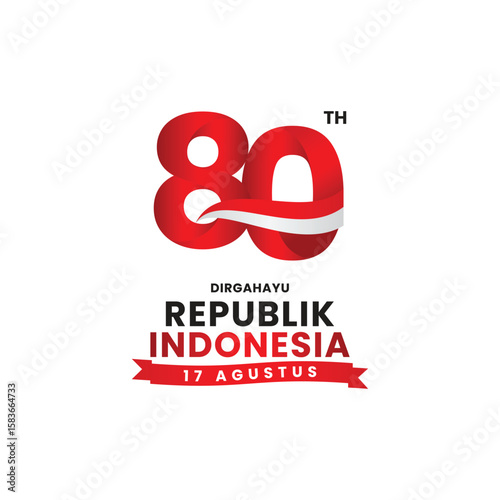 Happy 80th indonesia independence day 