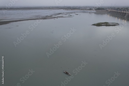Bridge over the river Sindh in Pakistan