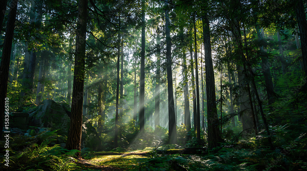 Obraz premium The Still Green Heart