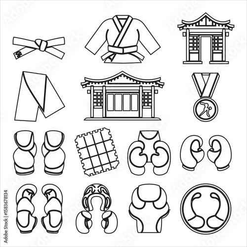 Martial Arts Equipment And Buildings karate judo