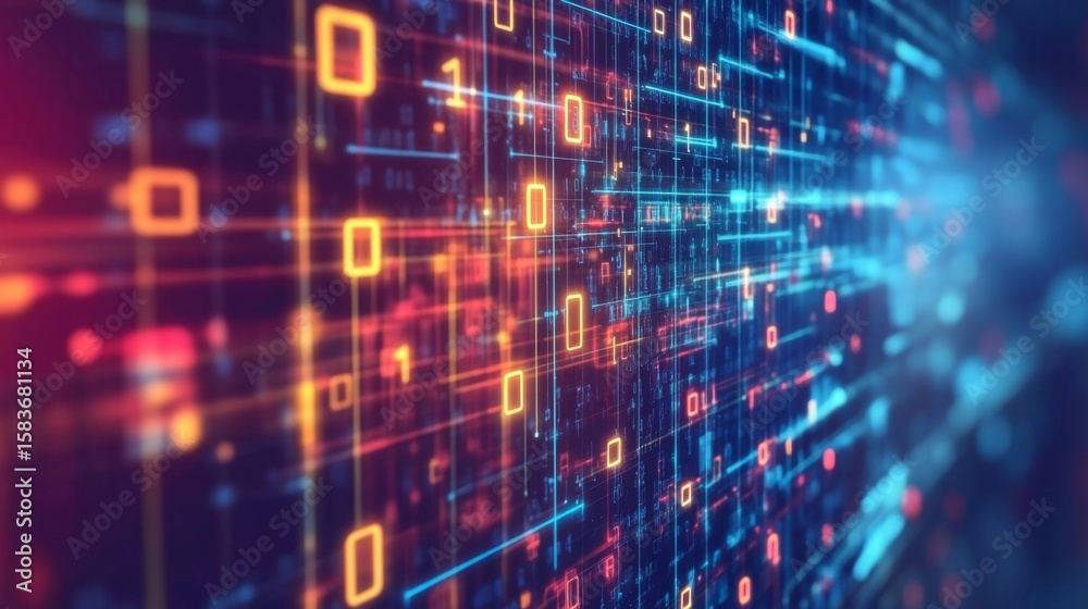 Exploring the digital frontier cyberspace visualization futuristic grid neon aesthetic virtual environment immersive perspective Exploring the digital frontier cyberspace visualization futuristic grid neon aesthetic virtual environment immersive perspective