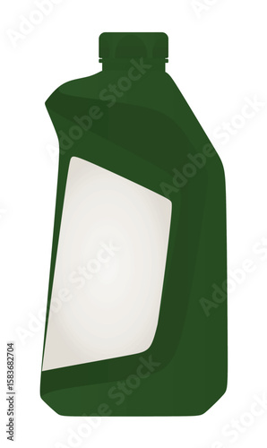 Engine oil container. vector illustration	