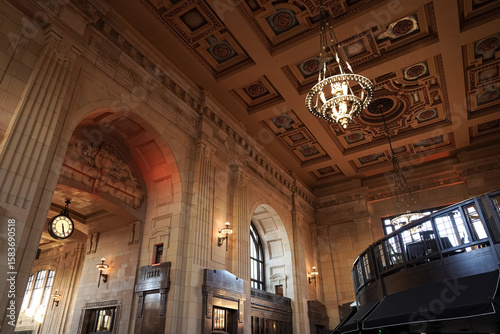 The Ceiling Inside Union Station in Kansas City, Missouri