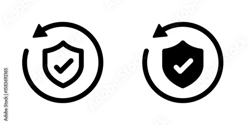 Secure and protection with rotating arrow