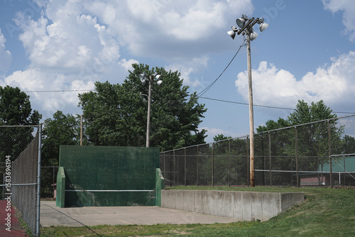 Wallpaper Mural An Outdoor Racquetball Court in a Park. Torontodigital.ca