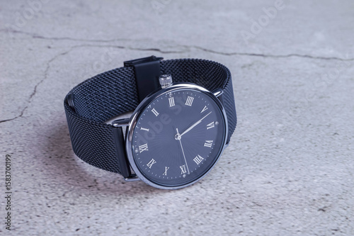 Wrist watch for women on white background