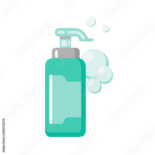 bottle of shampoo
