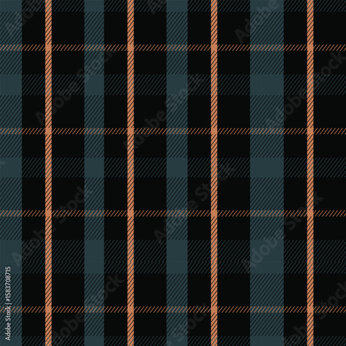 Check background. Tartan seamless pattern. Plaid brown blue textures. Flannel shirt textile. Set gingham fabrics. Lumberjack prints. Vichy checkered backdrop. Buffalo cloth fabric.