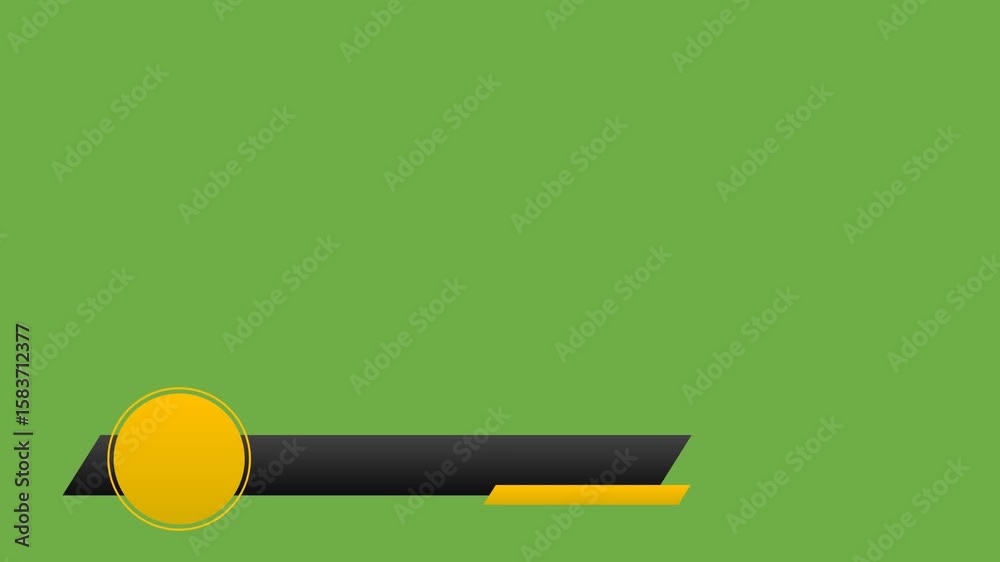 intro name Instagram factbook in green screen video  
