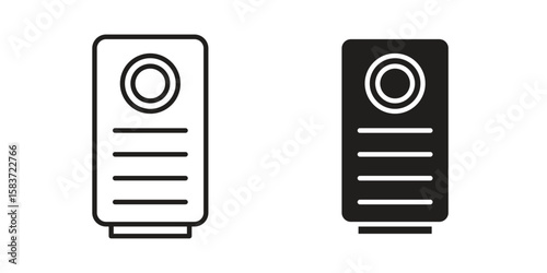 Air purifier icons designed in filled, outline, line and stroke style