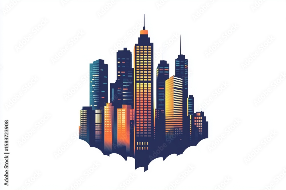 city skyline vector illustration city skyline vector illustration