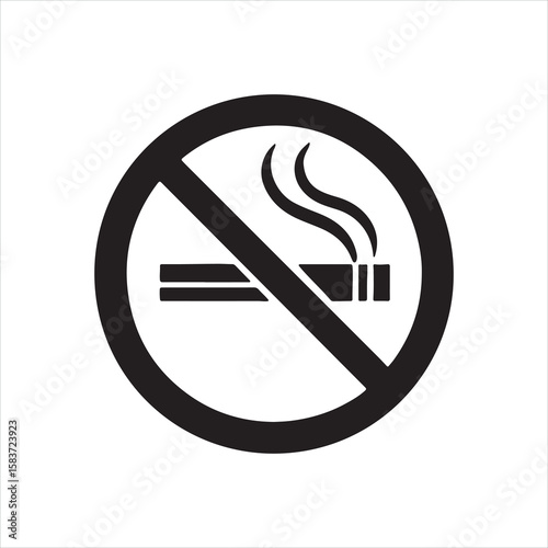 No Smoking Sign Icon