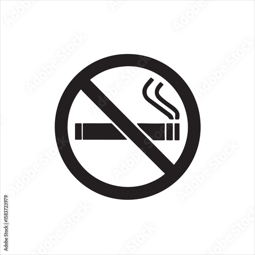 No Smoking Sign Icon
