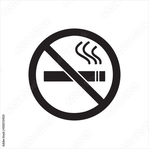 No Smoking Sign Icon