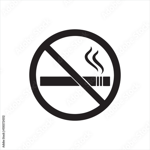 No Smoking Sign Icon