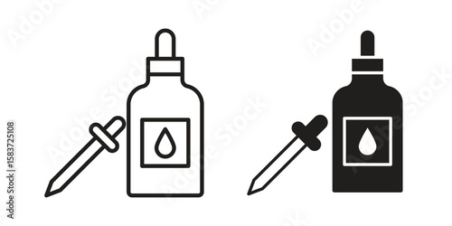 Serum icons designed in filled, outline, line and stroke style