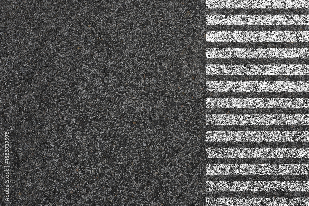 Aerial photo top view over pedestrian crossing on traffic road Aerial photo top view over pedestrian crossing on traffic road