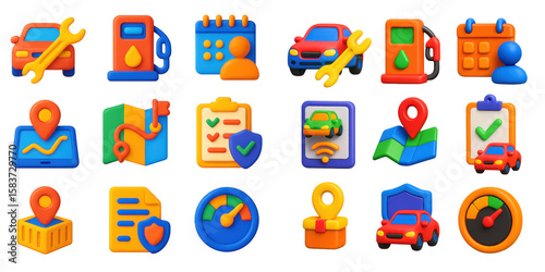 Fleet Management Icons