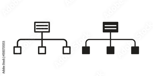 classification icons designed in filled, outline, line and stroke style