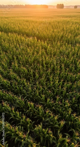Corn Field at Sunrise