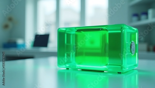 green hydrogen fuel cell in lab