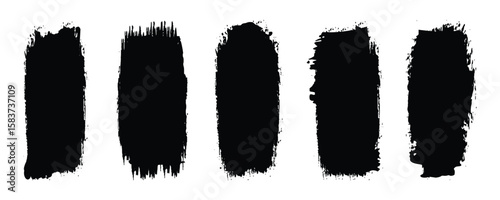 Paintbrush collection, Paint brush strokes. abstract ink splatter in grunge style.  Vector set of hand drawn brush strokes and stains Paint grunge background. 