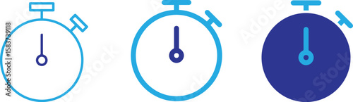 stopwatch, gauge, clock, timer, time, measurement, data visualization, infographic, minimalist, vector illustration