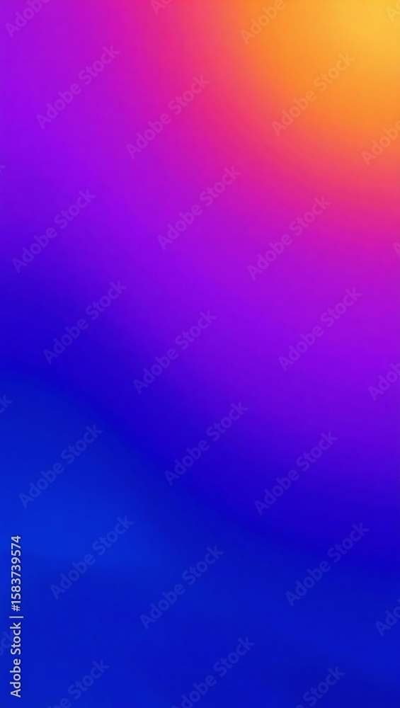Obraz premium Vibrant gradient of blue purple and orange colors