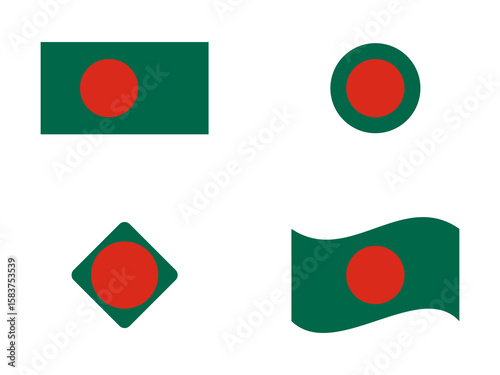 Illustration of the national flag of bangladesh Free Download Illustration of the national flag of bangladesh - GFXLoad