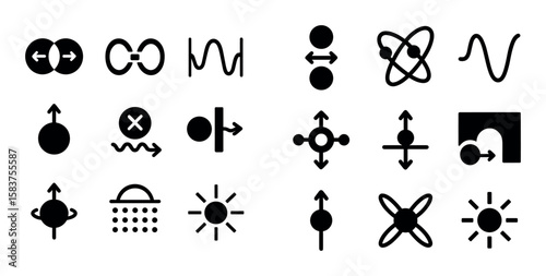 Quantum Physics Icons