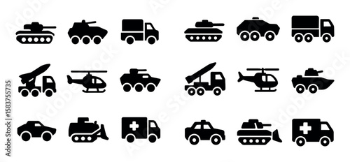 Military Vehicle Icons