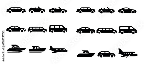 Luxury Vehicle Icons