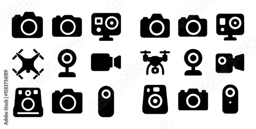 Camera Icons Grid