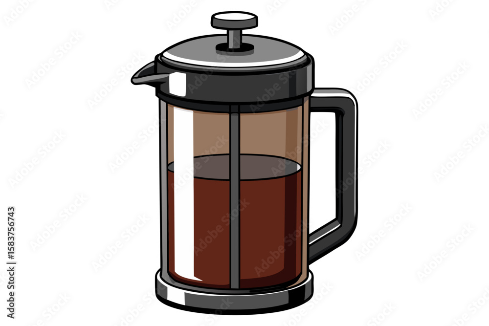 custom made wallpaper toronto digitalfrench press coffee maker black metal glass cylinder brewing kitchen design and uisolated o