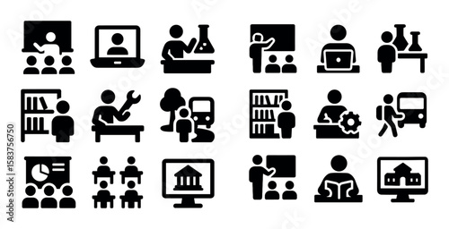 Learning Environments Icons