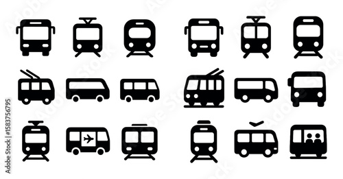 Public Transport Icons