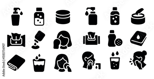 Makeup Removal Icons