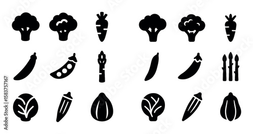 Veggie Icon Grid