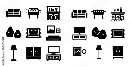 Basement Rec Room Icons