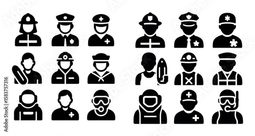Emergency Responder Icons