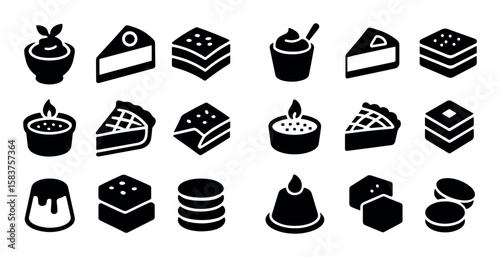 Dessert Icon Grid