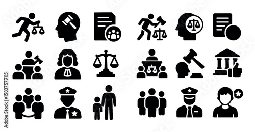 Sociological Jurisprudence Icons