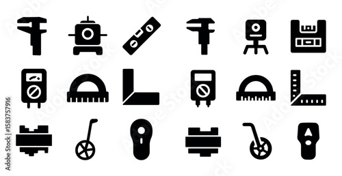Measuring Tools Icons