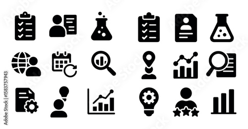 Educational Research Icons
