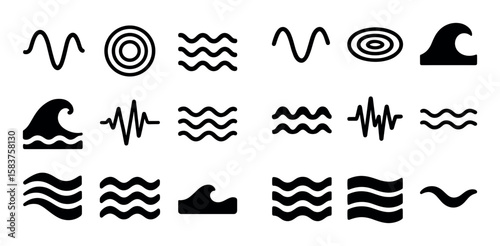 Wave Pattern Icons