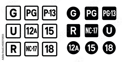 Film Rating Icons