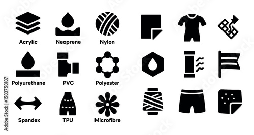 Synthetic Material Icons