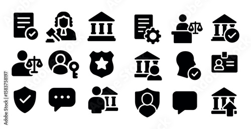 Administrative Law Icons