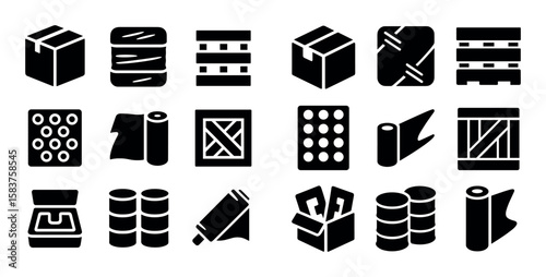 Packaging Icon Set